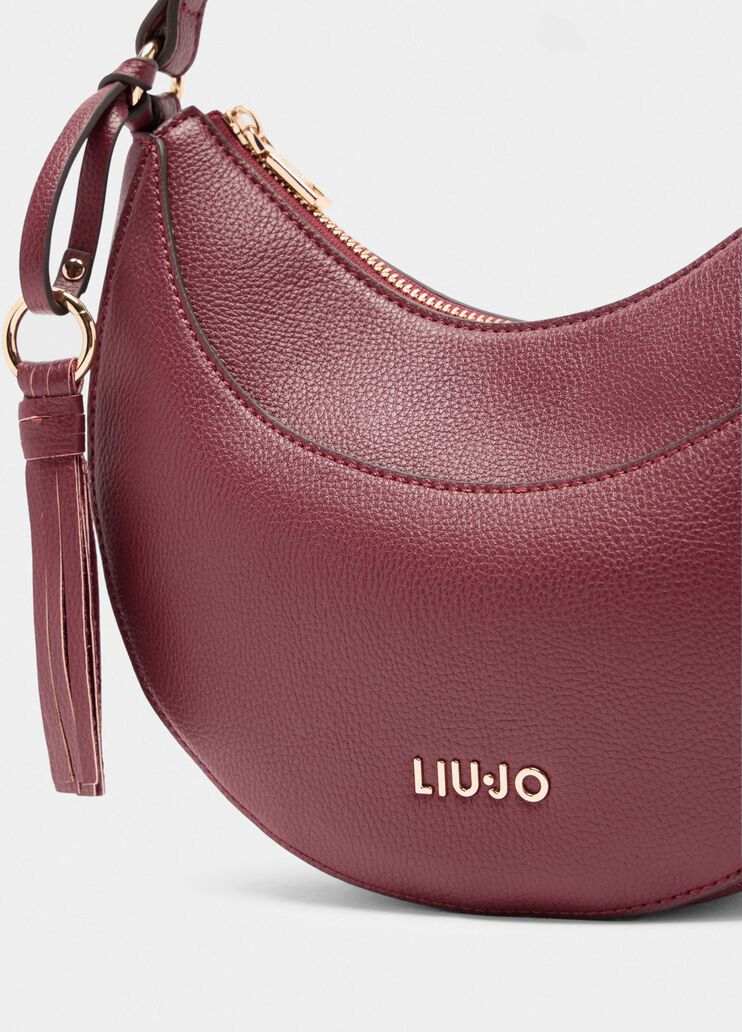 Sac porté épaule format moyen avec charm rouge Liu Jo - large image number 5