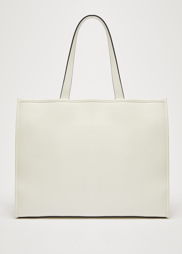 Woven shopping bag white Liu Jo - large image number 3 Woven shopping bag white Liu Jo - large image number 3