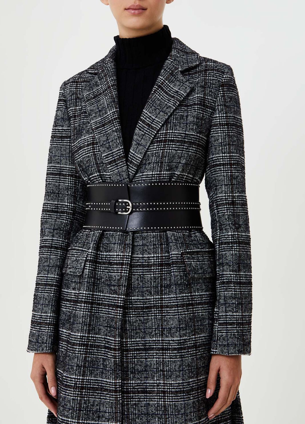 Studded bustier belt Black/Silver Liu Jo - large image number 1