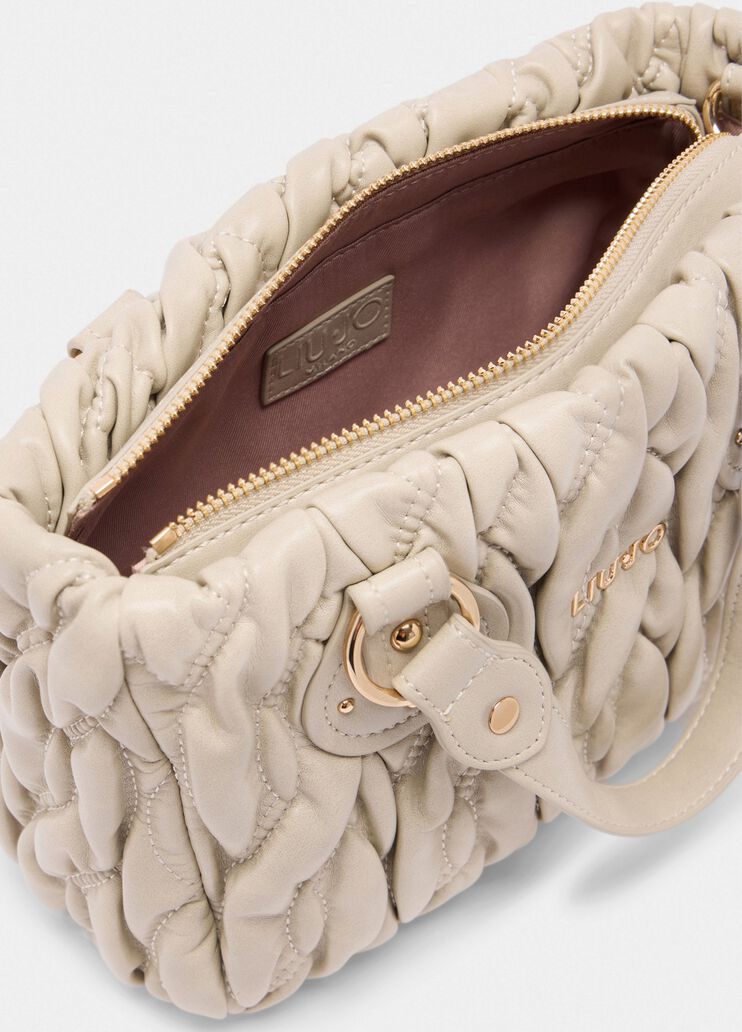 Sac petit format matelassé  blanc Liu Jo - large image number 6