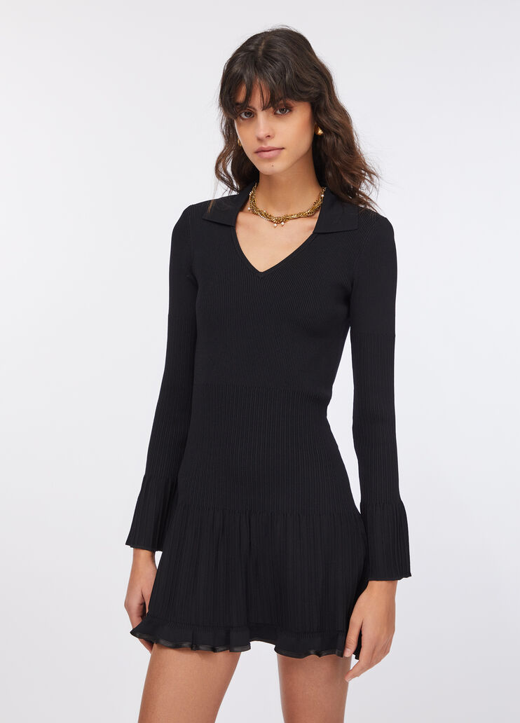 Kurzes Strickkleid Schwarz Liu Jo - large image number 0