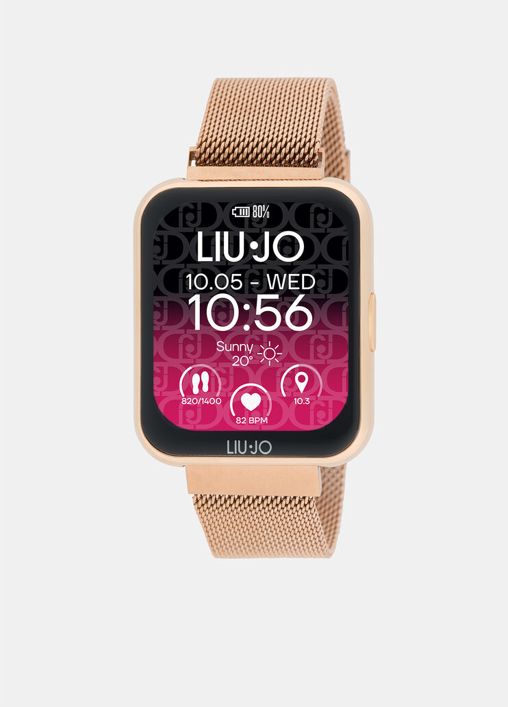 Smartwatch with steel strap rose gold Liu Jo - medium Smartwatch with steel strap rose gold Liu Jo - medium
