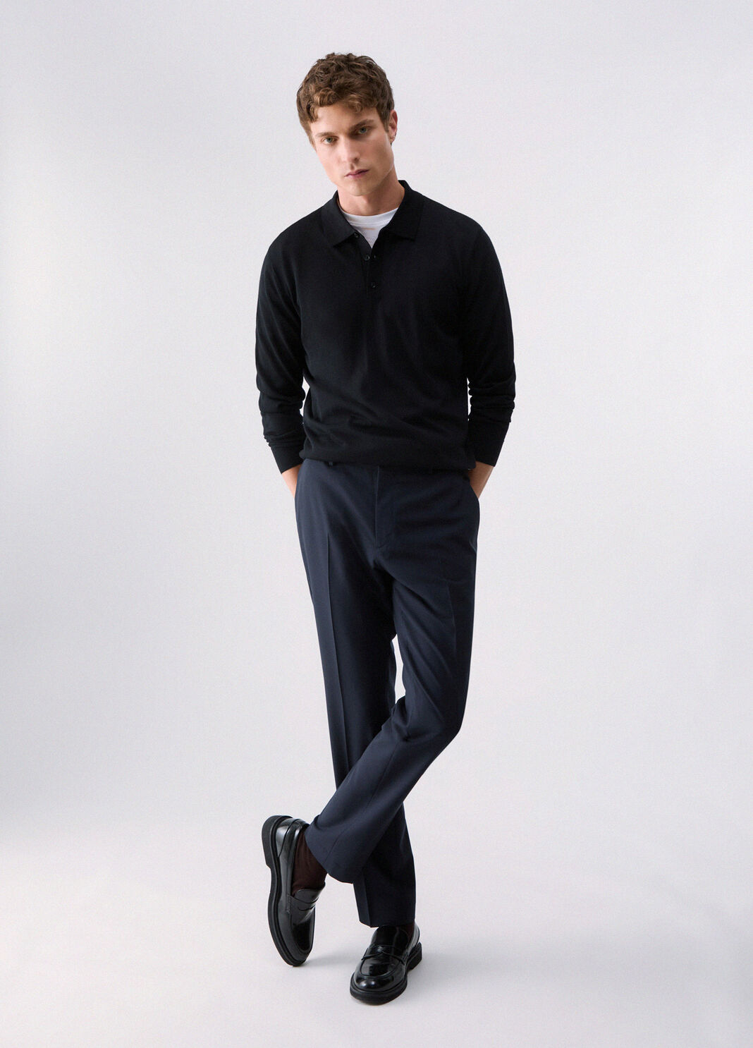 Merino Wool Polo black Liu Jo - large image number 5
