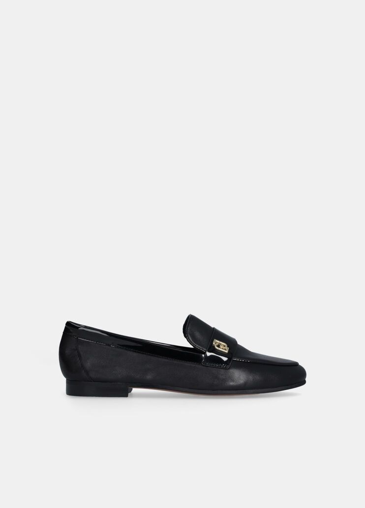Mokassin aus Leder Schwarz Liu Jo - medium Mokassin aus Leder Schwarz Liu Jo - medium