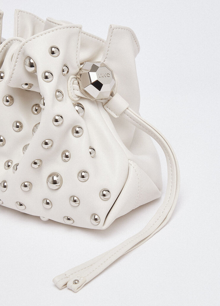 Small Riccy bag with studs cream Liu Jo - medium