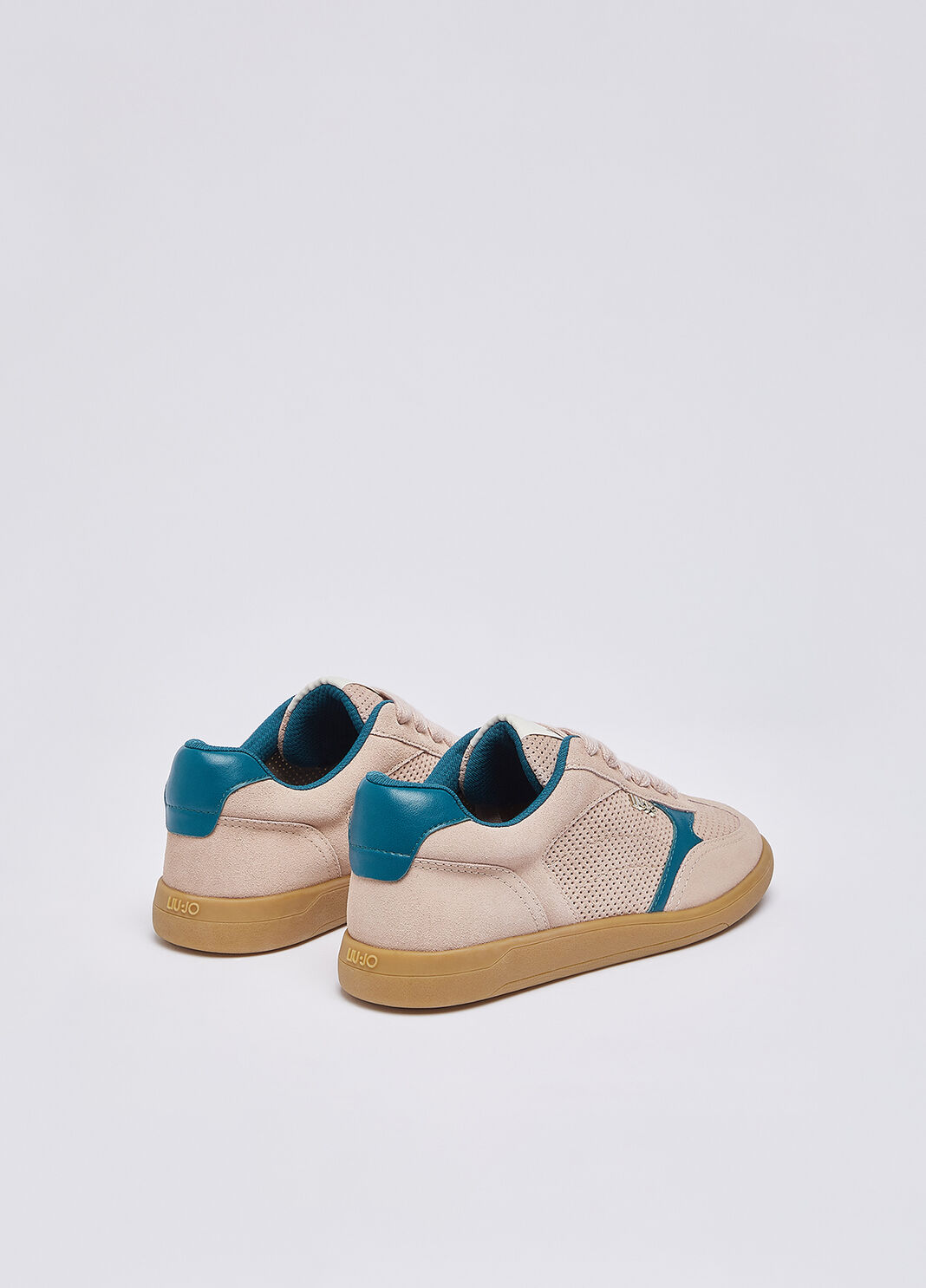 Perforated suede sneakers pink Liu Jo - large image number 2