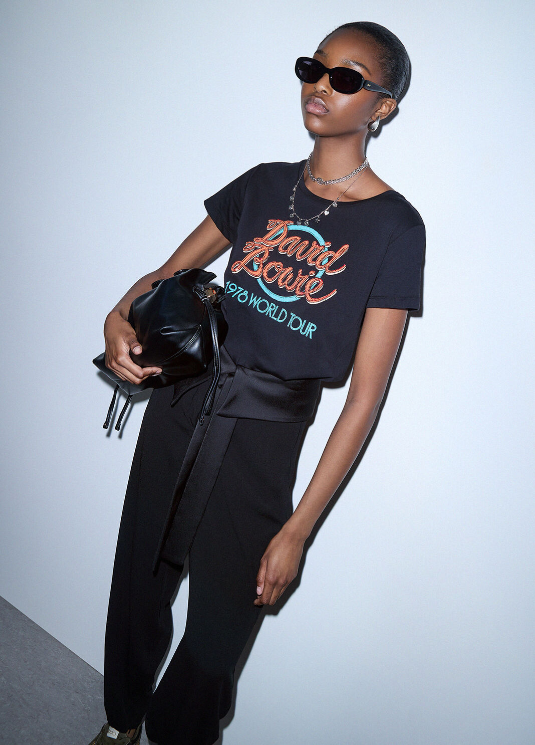 T-shirt with print logo Liu Jo - large image number 2