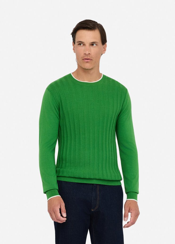 Cotton and silk jumper green Liu Jo - large image number 0