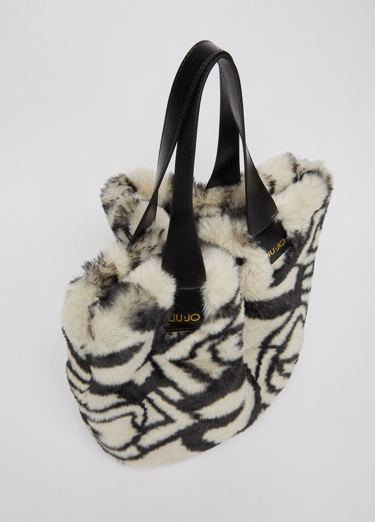 Handtasche aus Synthetikgewebe Schwarz Liu Jo - large image number 2