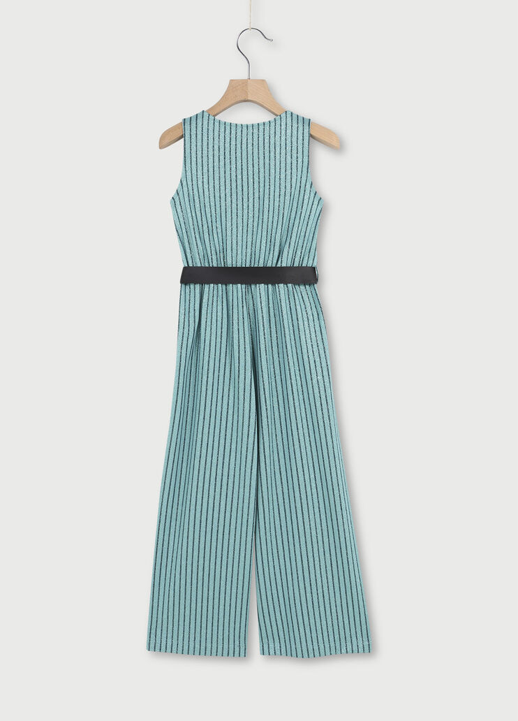 Tuta lunga a righe Azzurro Liu Jo - large image number 1