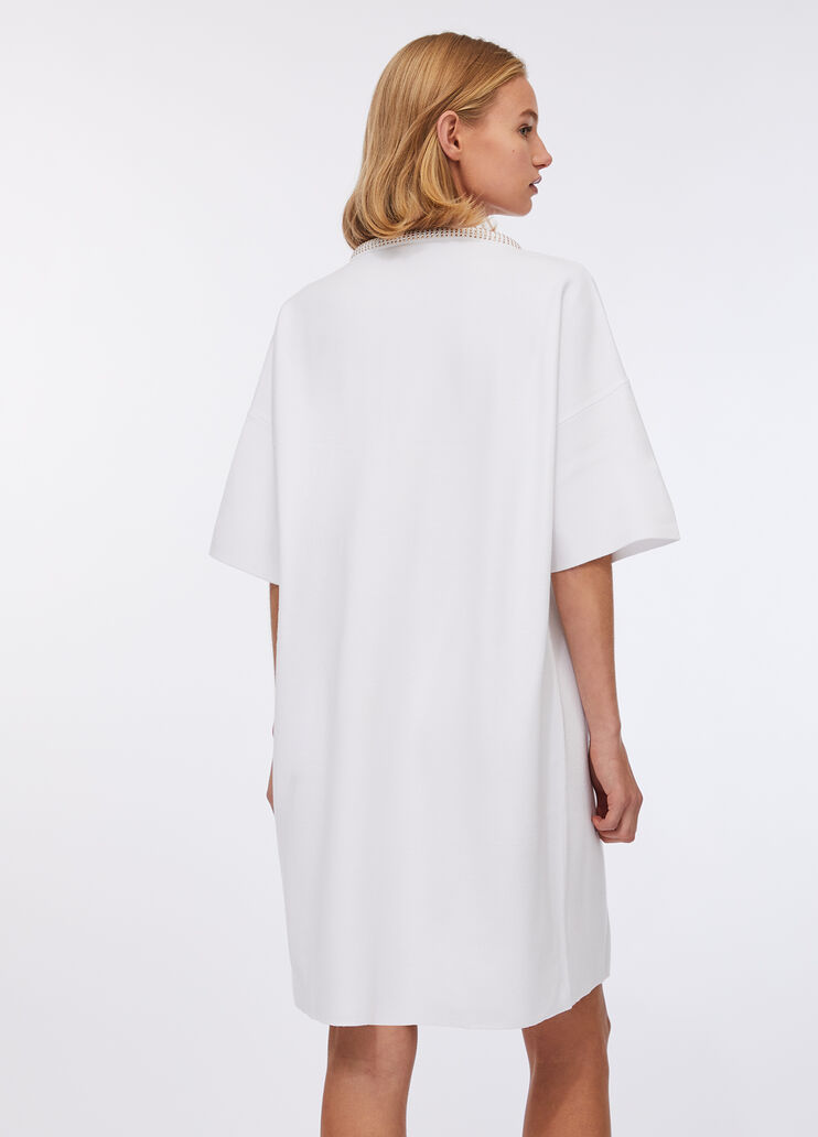 Short knit dress white wool Liu Jo - large image number 1