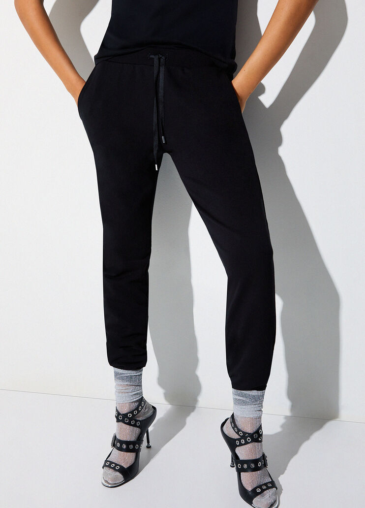 Pantalón de felpa negro Liu Jo - medium