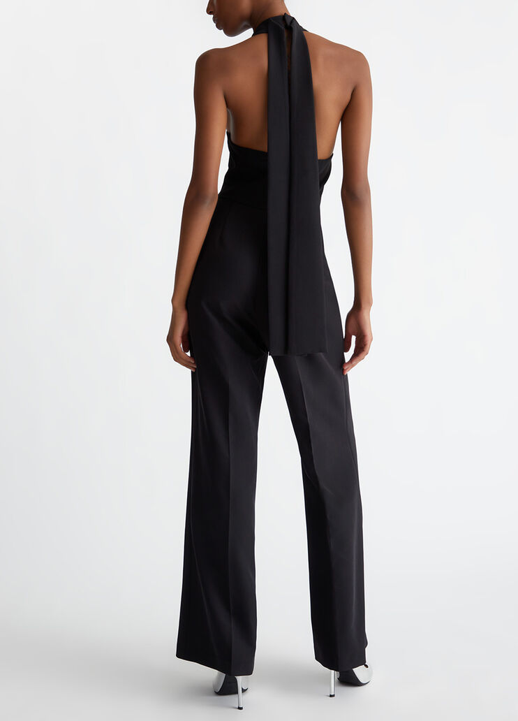 Stretch jumpsuit with pussy-bow black Liu Jo - medium Stretch jumpsuit with pussy-bow black Liu Jo - medium