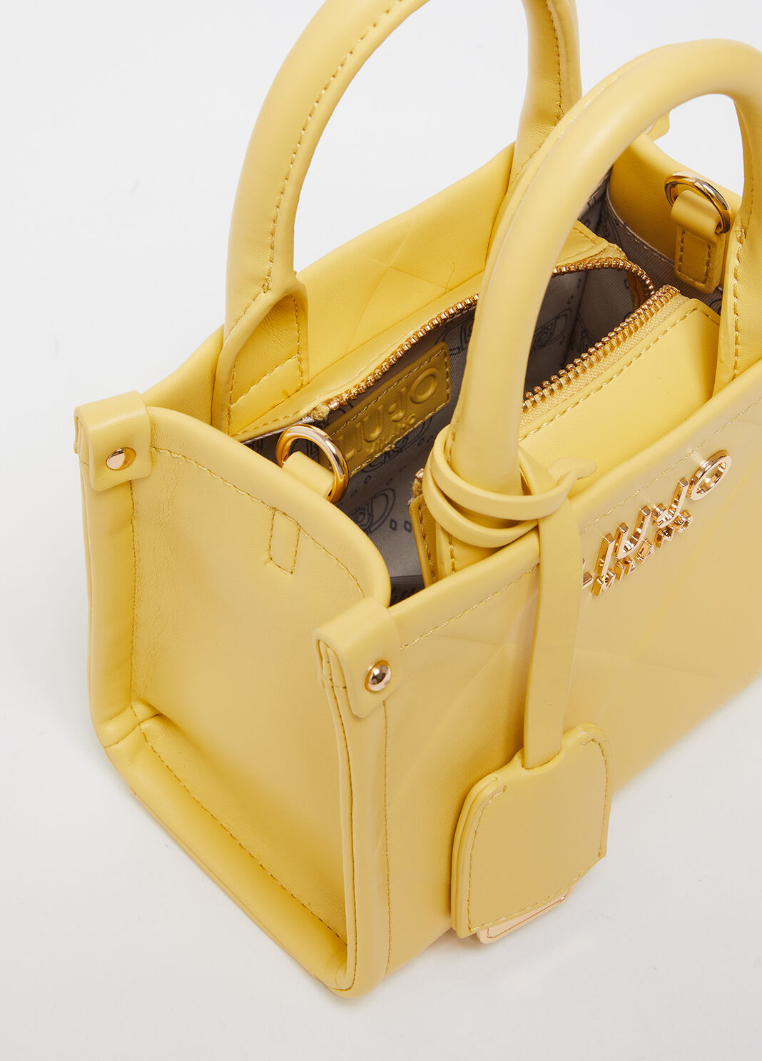 Mini bag with charm beige Liu Jo - large image number 7