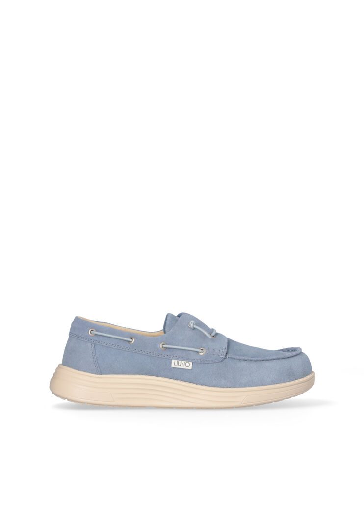 Casual suede loafers light blue Liu Jo - large image number 6 Casual suede loafers light blue Liu Jo - large image number 6