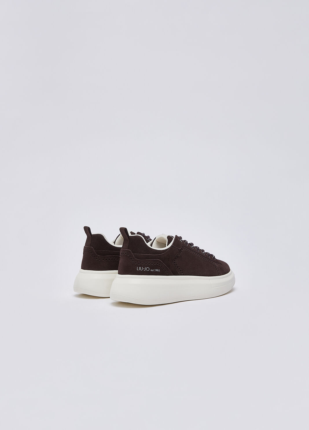 Suede platform sneakers dark brown Liu Jo - large image number 2