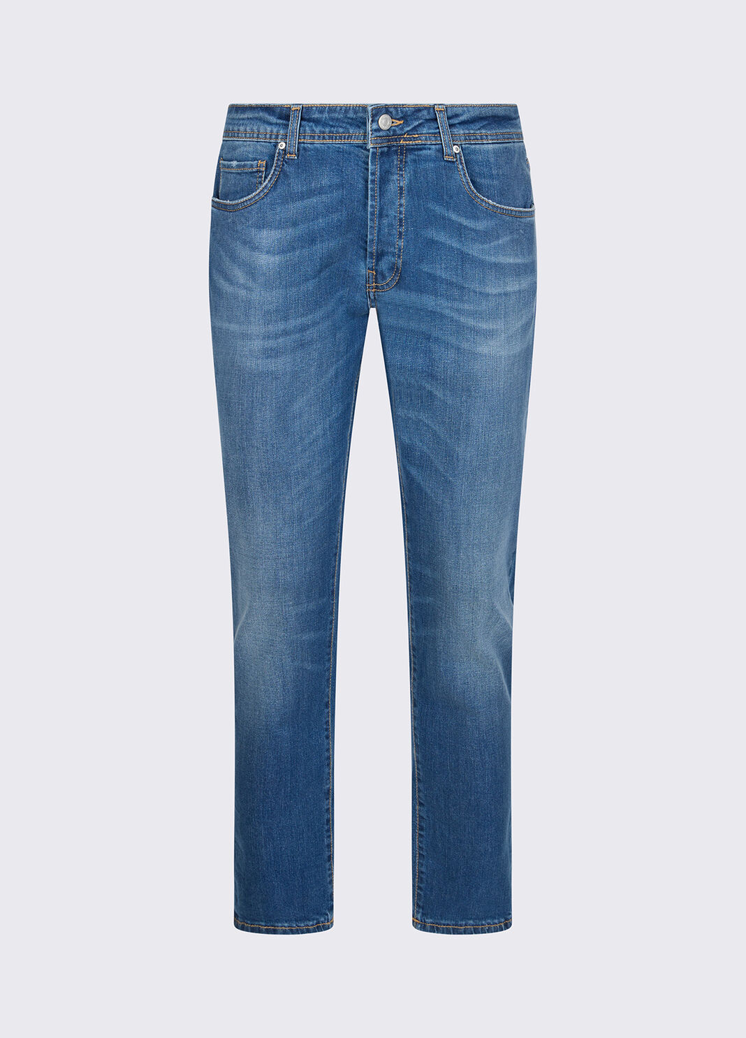 Джинсы с зауженным кроем синий деним Liu Jo - large image number 6