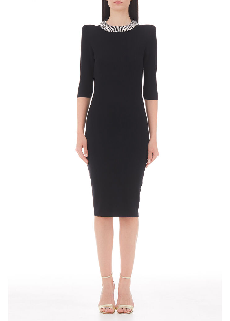 Vestito Liu Jo Better con spalline imbottite nero Liu Jo - large image number 0