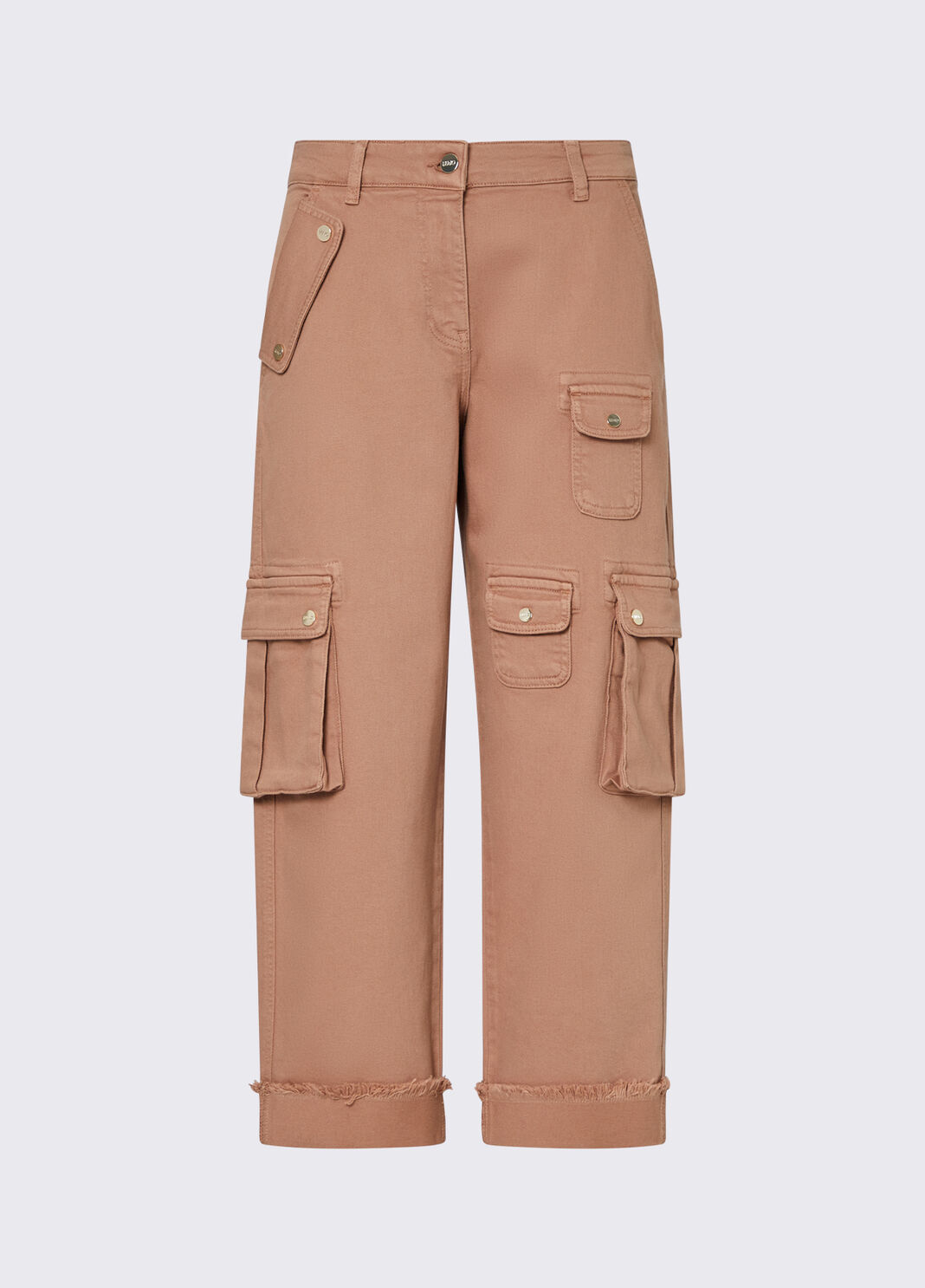 Pantalon de travail avec poches chair Liu Jo - large image number 6