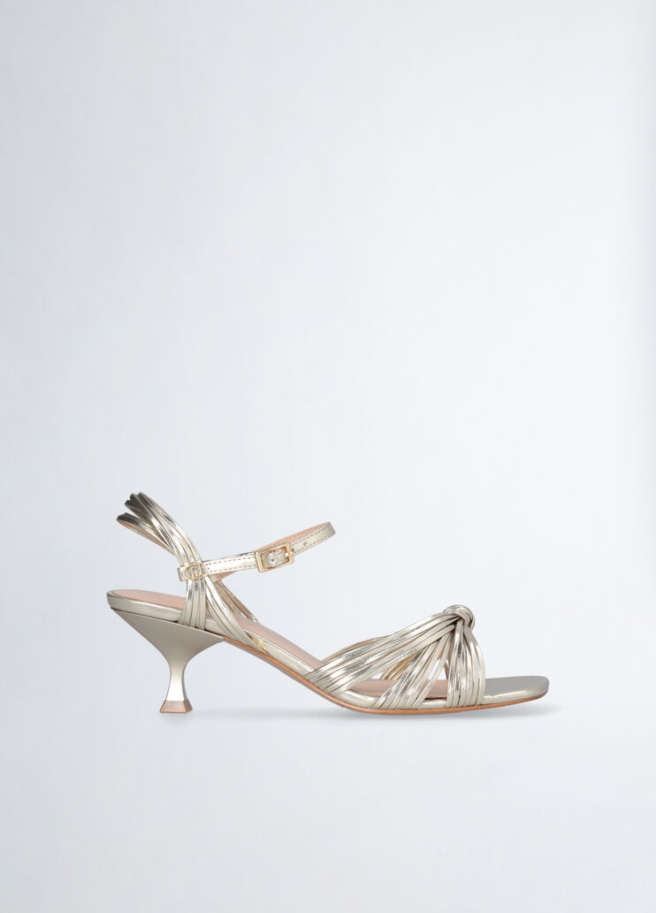 Sandals with low heel gold-colour Liu Jo - medium Sandals with low heel gold-colour Liu Jo - medium
