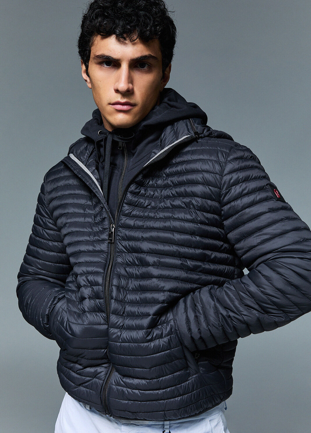 Padded jacket dark blue Liu Jo - large image number 3