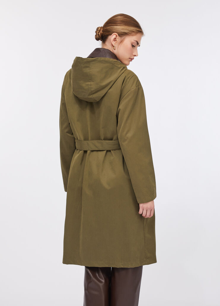 Hooded parka military green Liu Jo - large image number 1