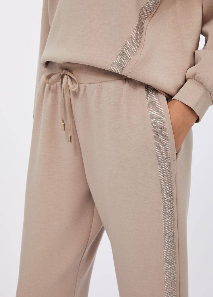 Jogginghose aus Scuba Champagner Liu Jo - large image number 3