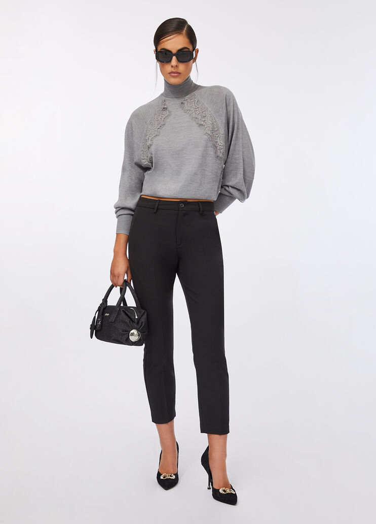 Slim fit chinos black Liu Jo - large image number 5