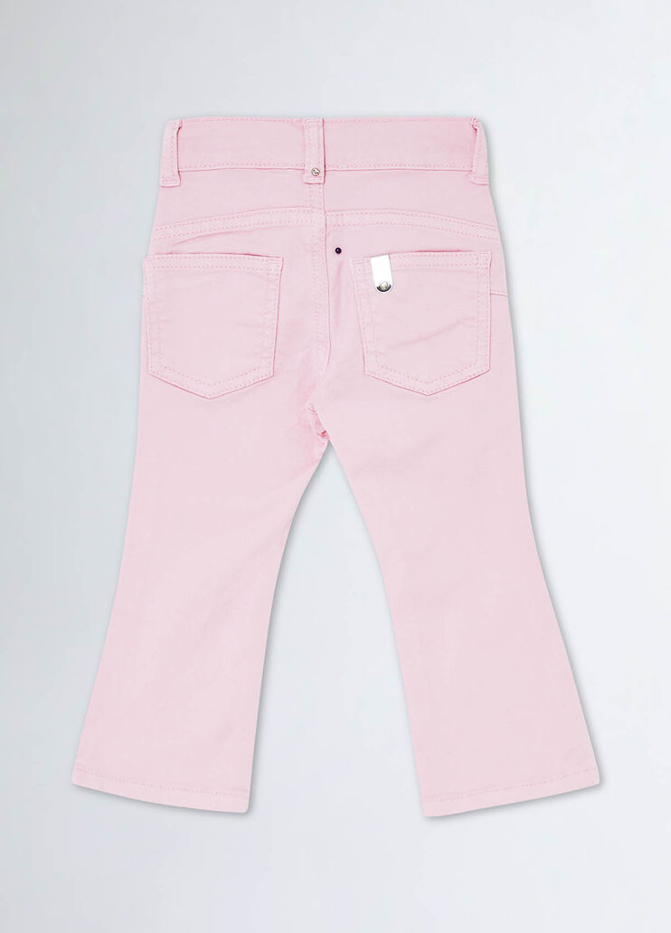 Trousers with rhinestones pink Liu Jo - medium Trousers with rhinestones pink Liu Jo - medium