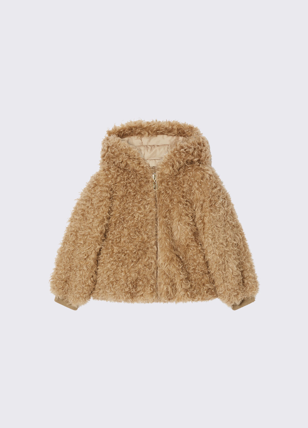 Teddy Coat with Hood beige Liu Jo - large image number 2