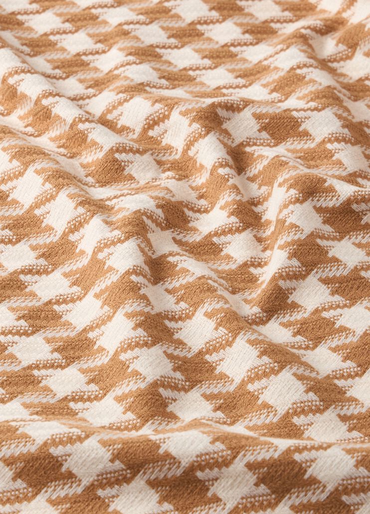 Houndstooth stole camel Liu Jo - large image number 5