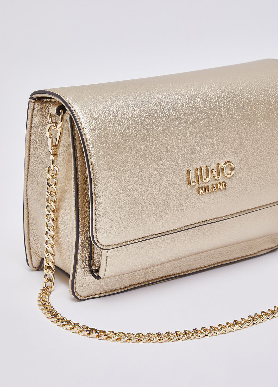 Sac &agrave; bandouli&egrave;re moyen beige clair Liu Jo - large image number 4
