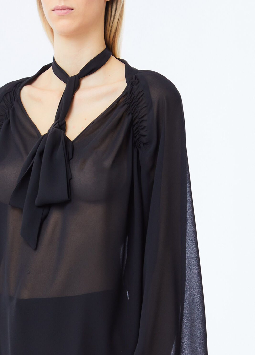 Georgette blouse black Liu Jo - large image number 2