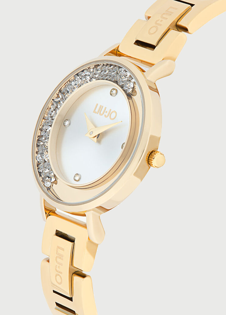 Montre en acier avec strass Acier Liu Jo - large image number 1 Montre en acier avec strass Acier Liu Jo - large image number 1