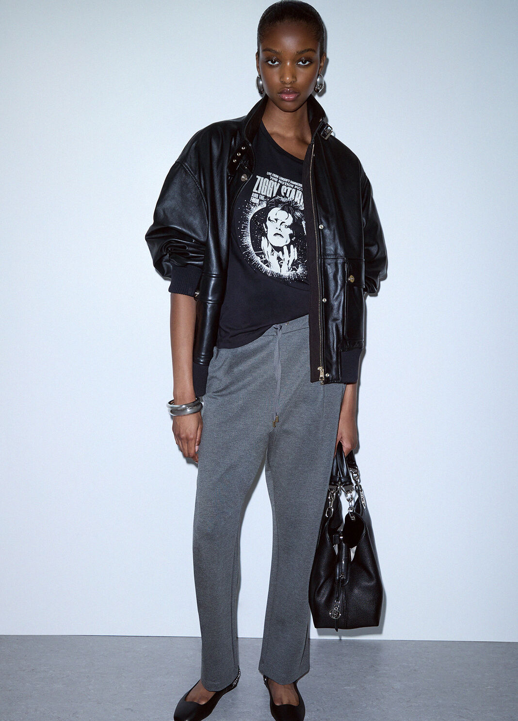 Drawstring Trousers grey Liu Jo - large image number 2