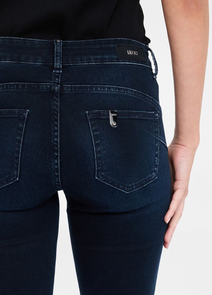 Bootcut bottom up jeans blue denim Liu Jo - large image number 4 Bootcut bottom up jeans blue denim Liu Jo - large image number 4