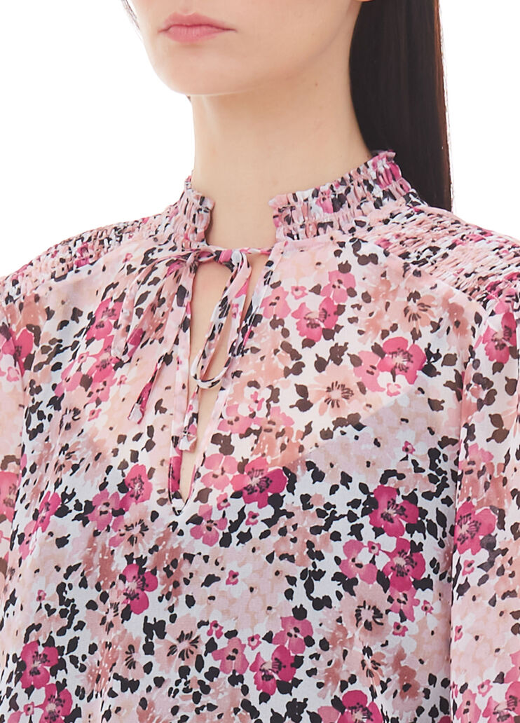 Floral blouse fuchsia flowers Liu Jo - large image number 2 Floral blouse fuchsia flowers Liu Jo - large image number 2