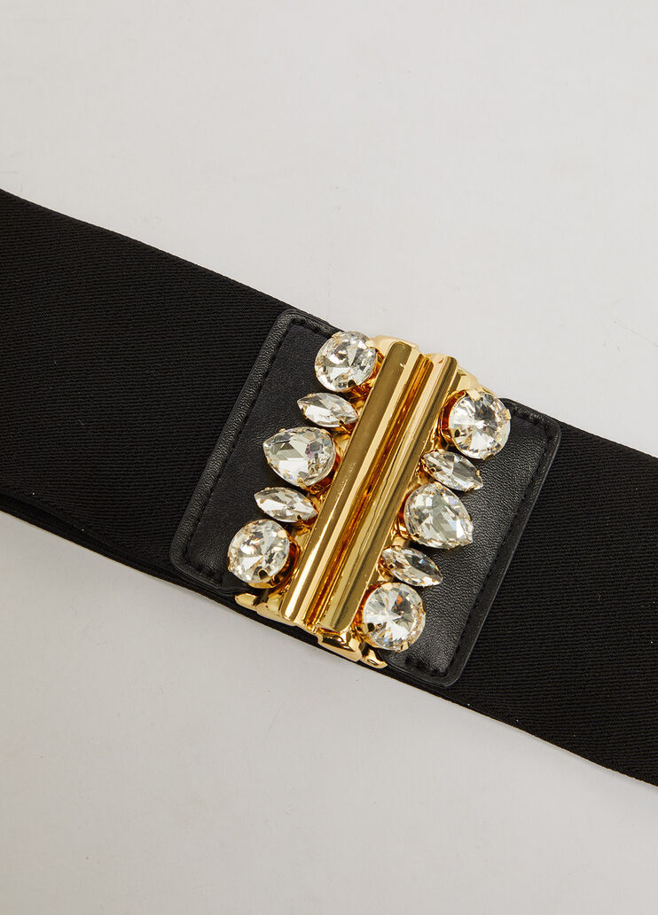 Belt with gemstones black Liu Jo - large image number 2 Belt with gemstones black Liu Jo - large image number 2