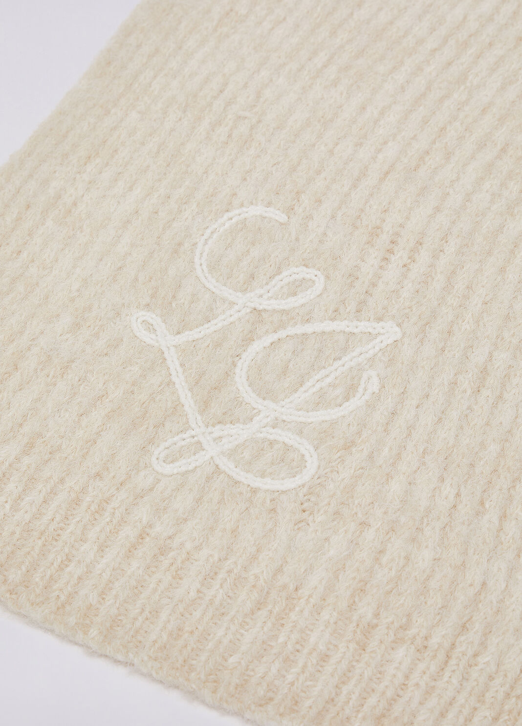 Scarf in a wool blend butter Liu Jo - large image number 3
