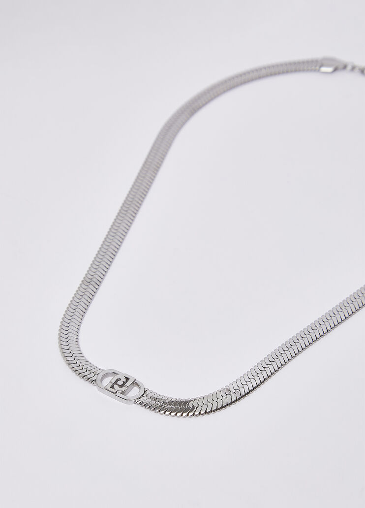 Collar con logo plata Liu Jo - medium