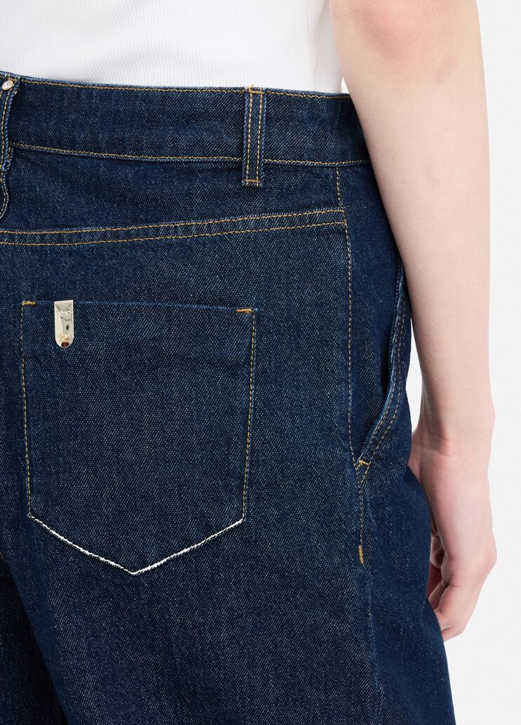 Cropped balloon jeans classic wash Liu Jo - large image number 4 Cropped balloon jeans classic wash Liu Jo - large image number 4
