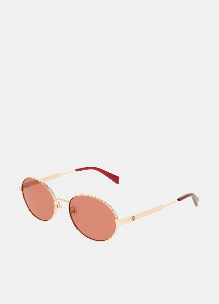 Occhiali da sole ovali ocra Liu Jo - large image number 1