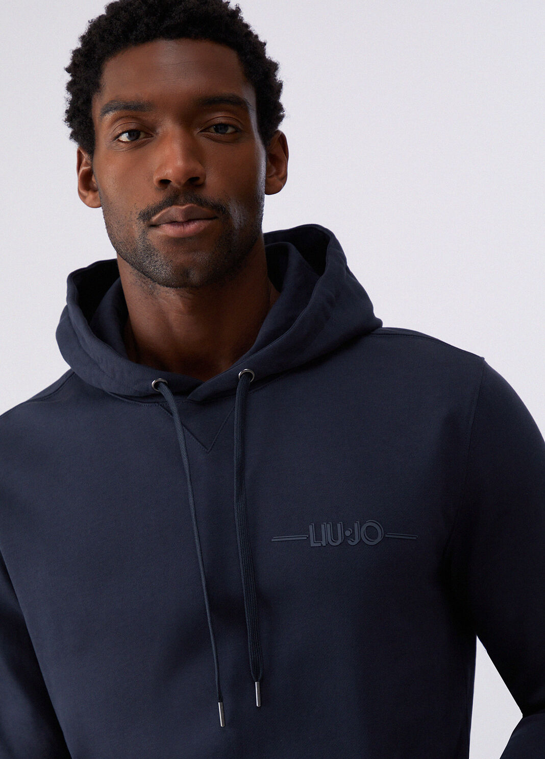 Kapuzensweatshirt Dunkelblau Liu Jo - large image number 4