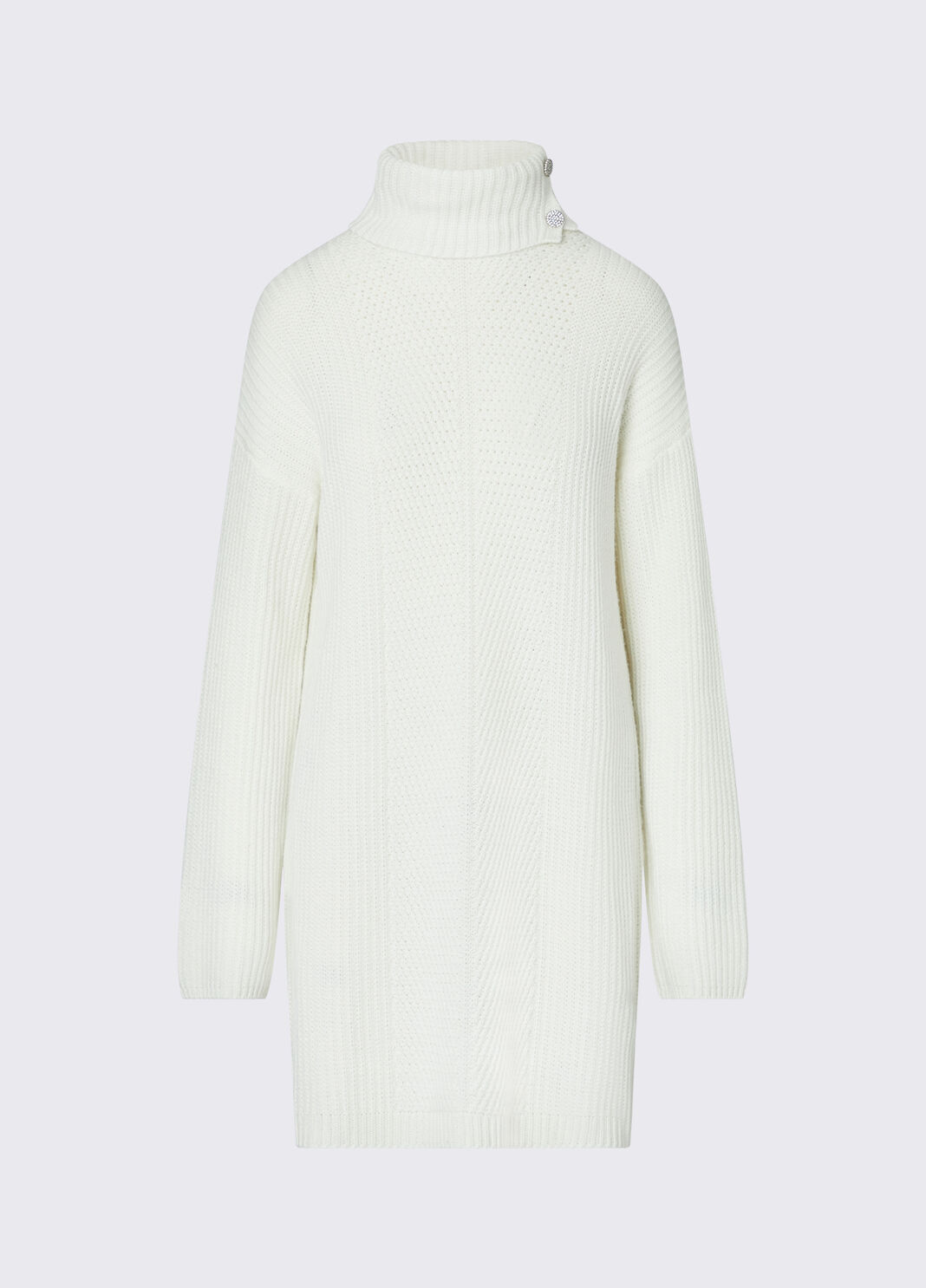 Knit Dress with Jewel Buttons white wool Liu Jo - large image number 6