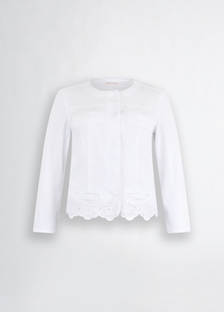 White jacket with embroidery white/crochet Liu Jo - large image number 6 White jacket with embroidery white/crochet Liu Jo - large image number 6