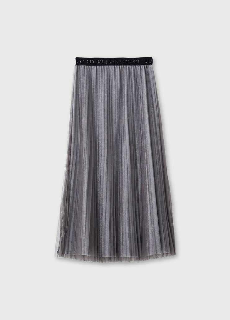 Pleated midi skirt Grey Liu Jo - large image number 4 Pleated midi skirt Grey Liu Jo - large image number 4