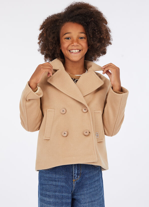 Zweireihiger Mantel Camel Liu Jo - medium