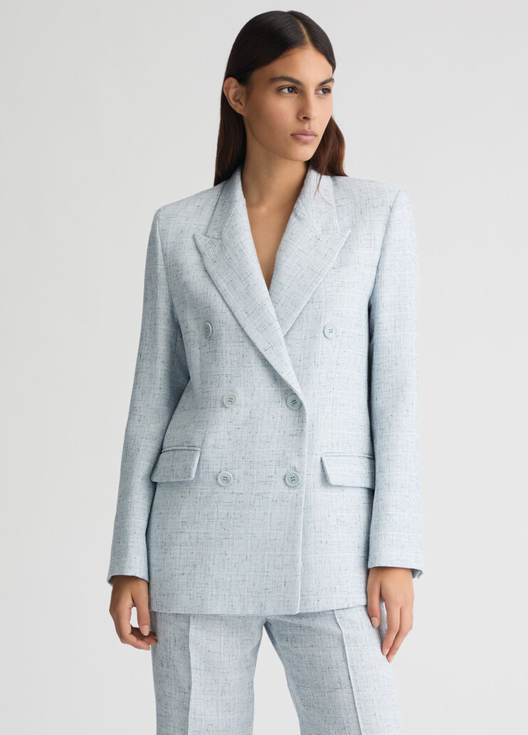 Double-breasted blazer light blue Liu Jo - medium Double-breasted blazer light blue Liu Jo - medium