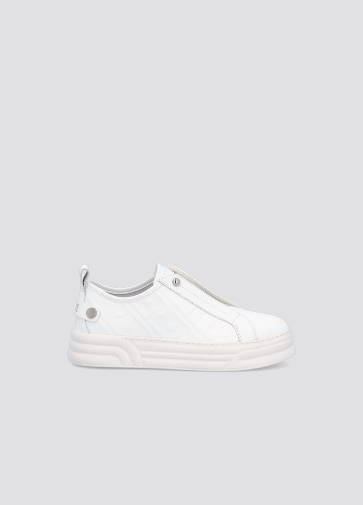 Slip on sneakers with logo white Liu Jo - large image number 0