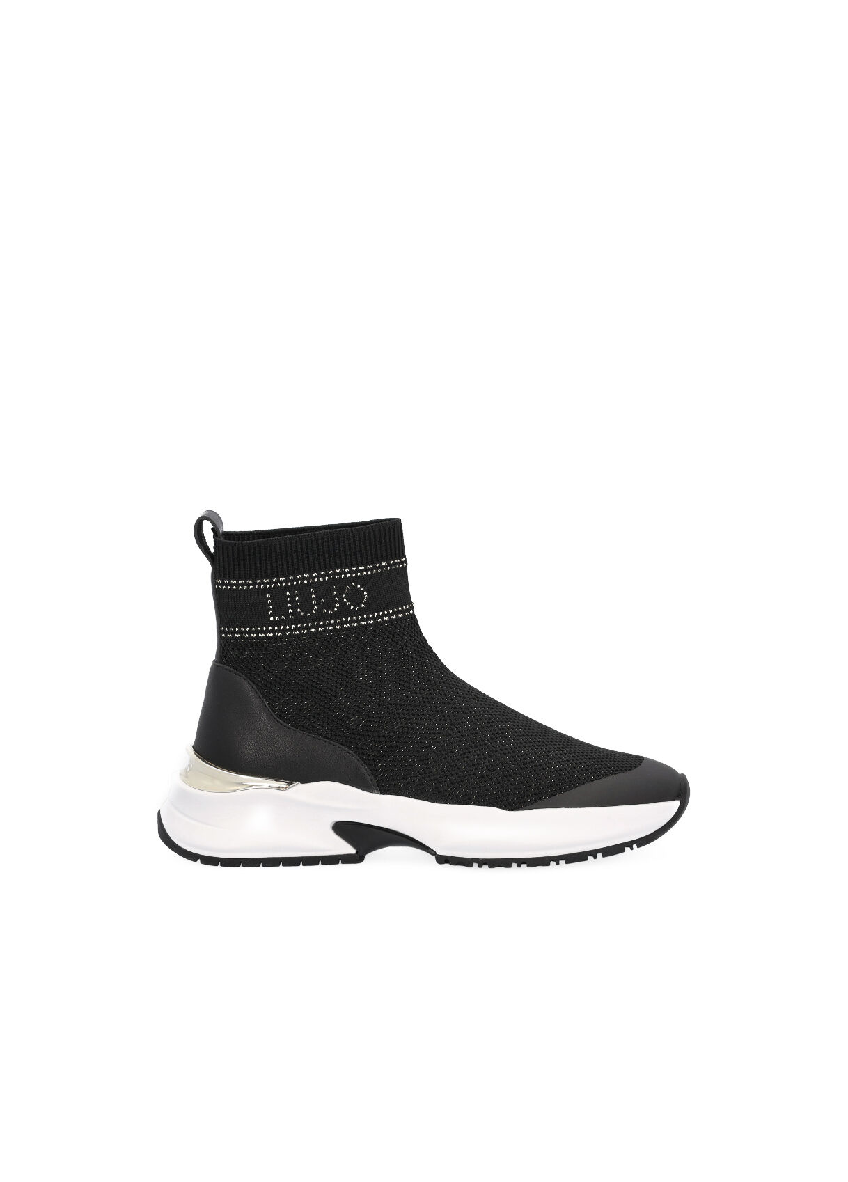 Eco friendly sock sneakers colour black Liu Jo
